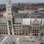 Marienplatz vor dem Münchener Rathaus