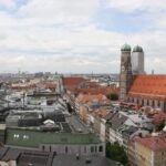 München von oben mit Frauenkirche