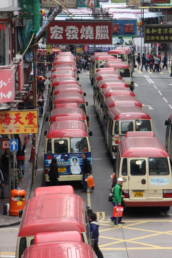 Busse in Hong Kong