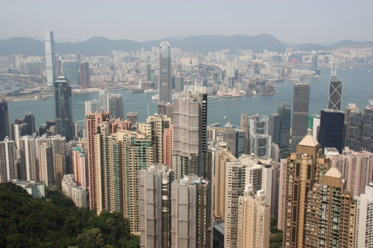 Hong Kong vom Peak Tram