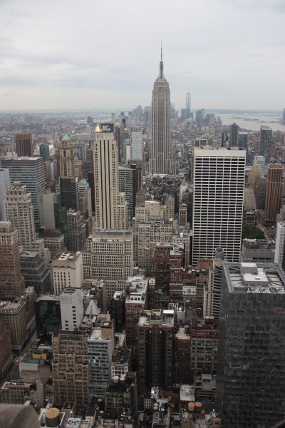 Blick vom Rockefeller Center auf New York
