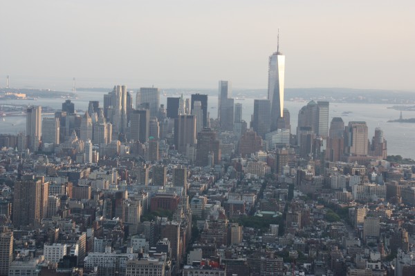 Blick vom Empire State Building auf New York