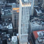Blick nach unten vom Empire State Building