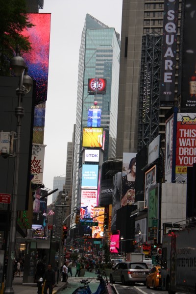 Blick auf Times Square in New York