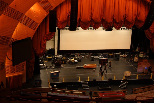 Bühnentechnik der Radio City Music Hall New York