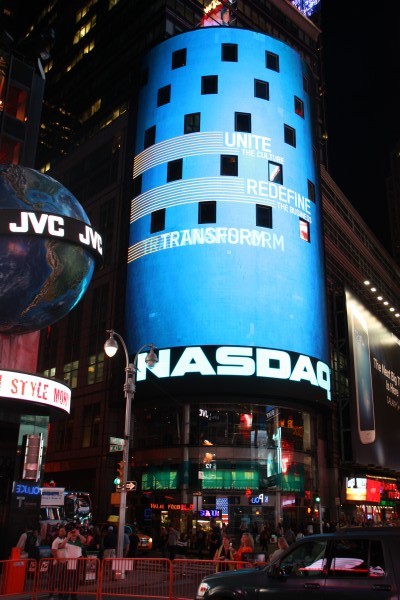 Nasday Ticker am Times Square