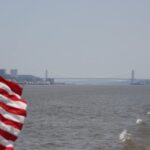 Auf dem Hudson River vor New York