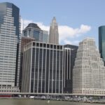 Skyline-Blick vom Hudson River