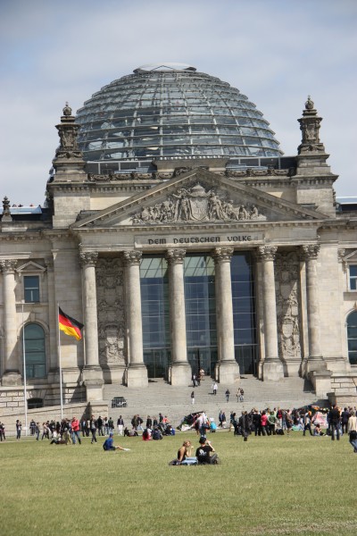 Kuppel über Reichstagsgebäude