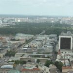 Blick auf Regierungsviertel vom Berliner Fernsehturm