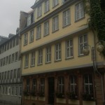 Außenansicht Goethe-Haus in Frankfurt