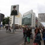 Checkpoint Charlie in Blickrichtung Norden