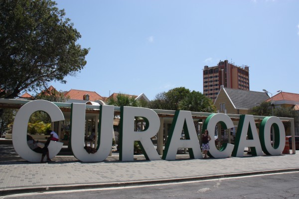 Curacao Buchstaben in Willemstad