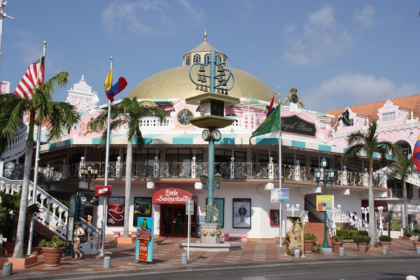 Center in Oranjestad auf Aruba