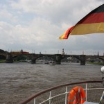 Blick von der Elbe Richtung Altstadt Dresden