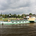 Schifffahrt auf der Elbe bei Dresden