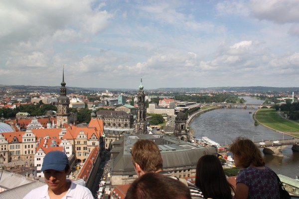 Aussichtsplattform auf der Dresdner Frauenkirche