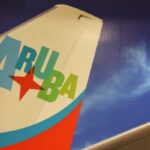 Leitwerk eines Insel-Air Flugzeuges