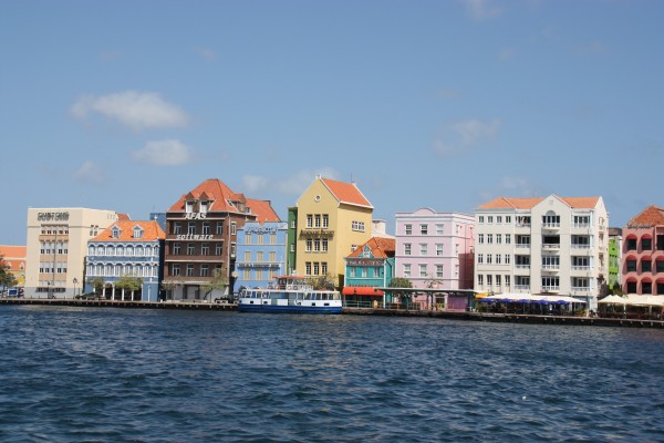 Waterfront in Willemstad auf Curacao