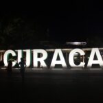 Curacao-Buchstaben in Willemstad