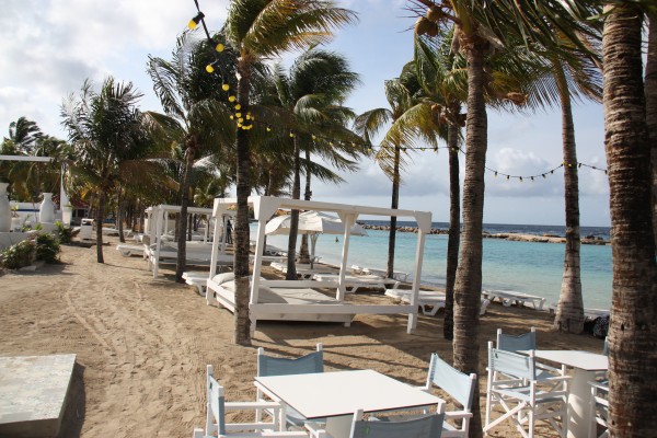Strand am Mambo und Cabana Beach auf Curacao