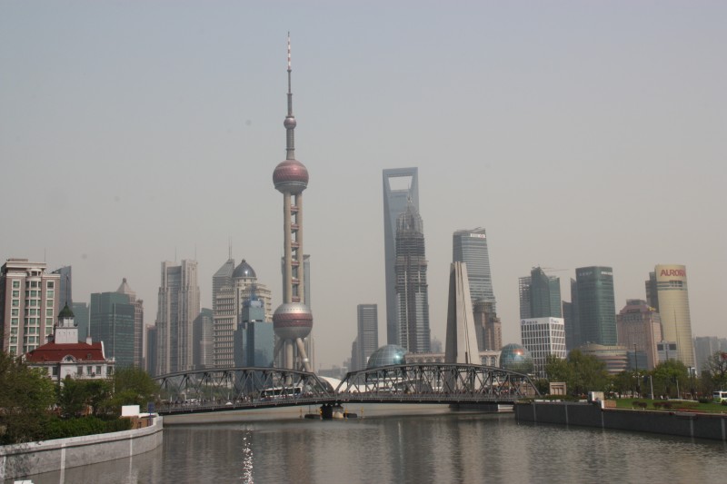 Pudong - das Gegenstück zum Bund