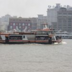 Ausflugsschiffe vor dem Bund