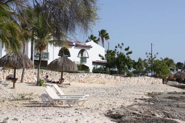 Bungalows am Strand im Plaza Resort Bonaire