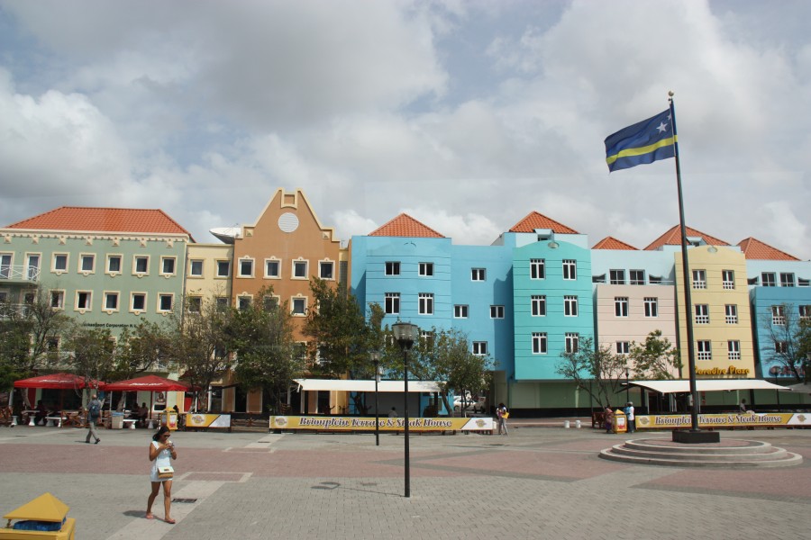 Blick auf Otrabanda in Willemstad/Curacao