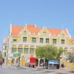 Geschäftshaus an der Handelskaade von Punda/Curacao