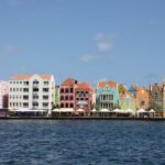 Bunte Häuser auf Curacao