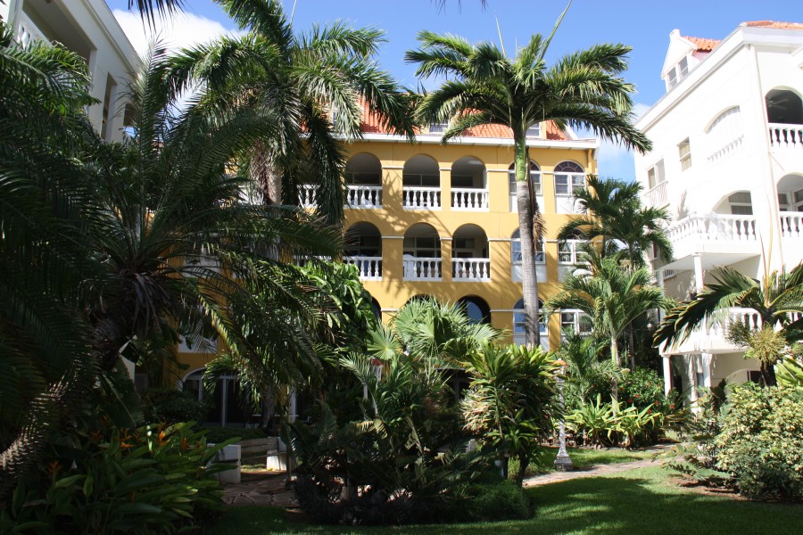 Gartenanlage Hotel Avila auf Curacao