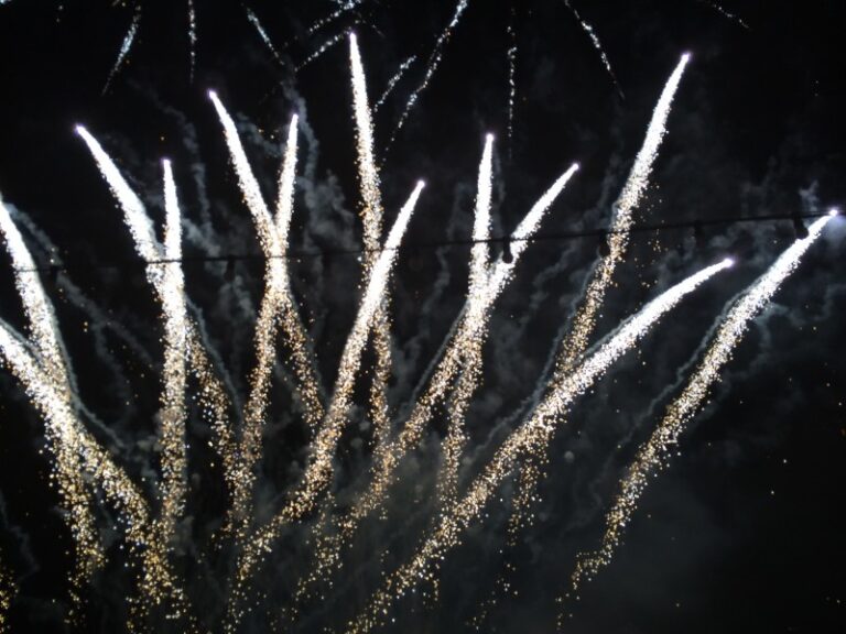 buntes Lichter-Feuerwerk