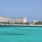 türkisblaues Meer am Palm Beach