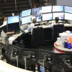 Händler in der Frankfurter Börse