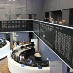 Blick auf das Parkett der Börse Frankfurt
