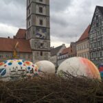 weltgrößtes Osternest vor dem Schimmelturm
