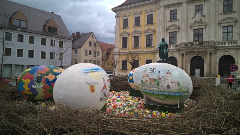 Ostereier in Lauingen