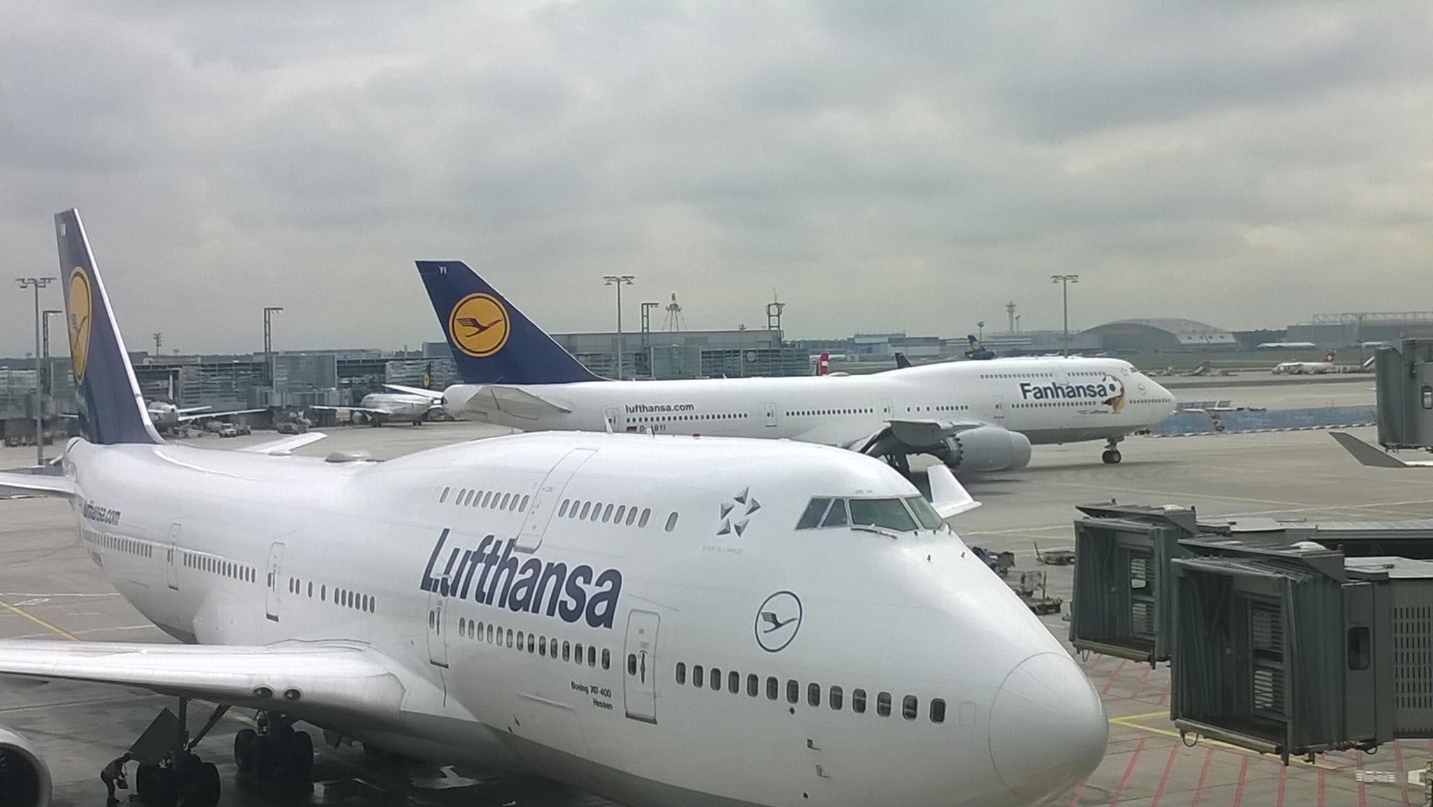 Lufthansa-Sondermaschine zur Fußball WM 2014