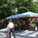 Marktstand auf dem Viktualienmarkt