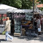 Marktstände auf dem Viktualienmarkt