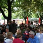 Biergarten auf dem Viktualienmarkt