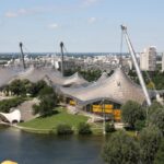 Olympiastadion und Olympiasee München