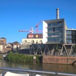 Rotfederring und Druckwasserwerk im Westhafen Frankfurt