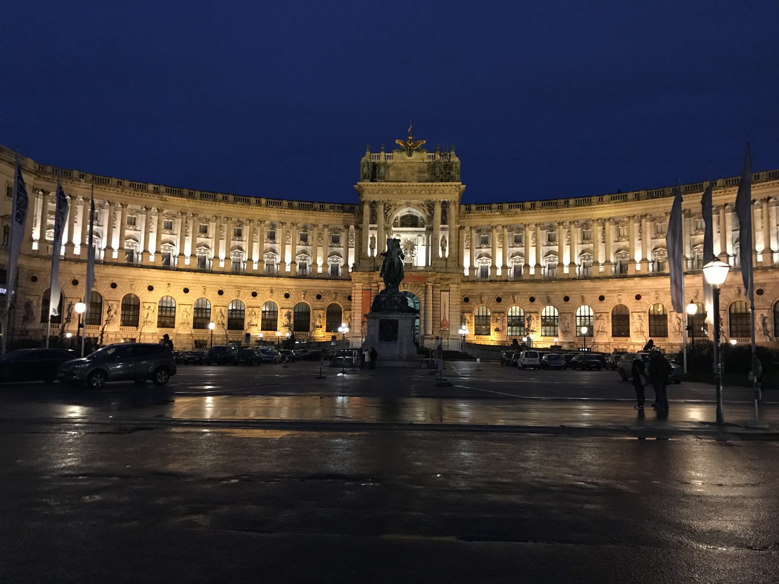 Hofburg Wien am Abend