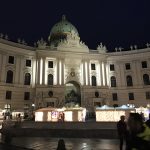 Hofburg in Wien bei Nacht